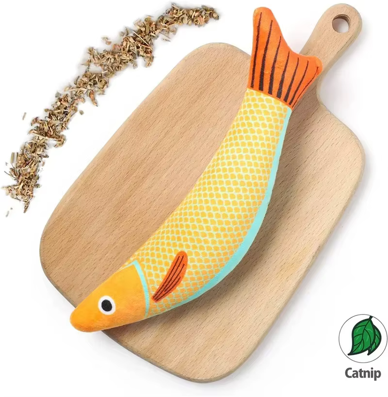Realistic Catnip Fish Cat Toy